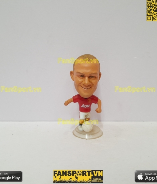Tượng Wayne Rooney 10 Manchester United 2012-2013 home red kodoto ball