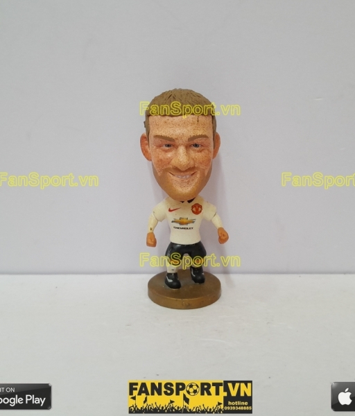 Tượng Rooney 10 Manchester United 2014-2015 away soccerwe repaint