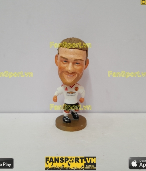 Tượng Rooney 10 Manchester United 2015-2016 away soccerwe repaint