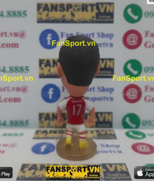 Tượng Alexis Sanchez 17 Arsenal 2014-2015 home red kodoto