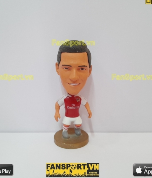 Tượng cầu thủ Alexis Sanchez 17 Arsenal 2015-2016 home red soccerwe