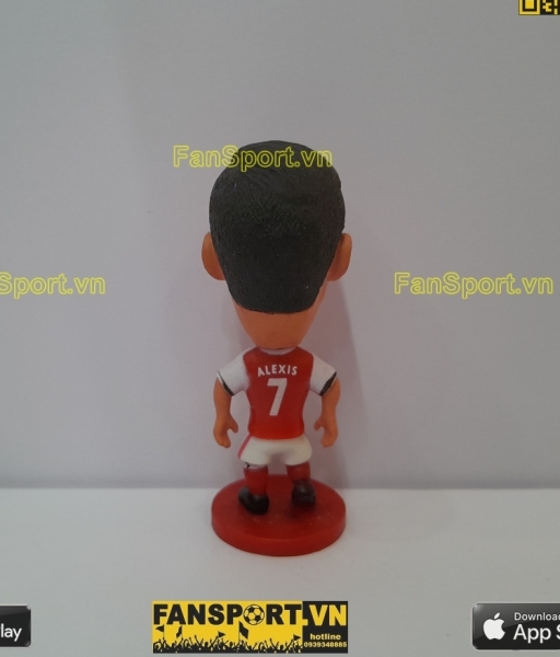 Tượng cầu thủ Alexis Sanchez 7 Arsenal 2016-2017 home red soccerwe