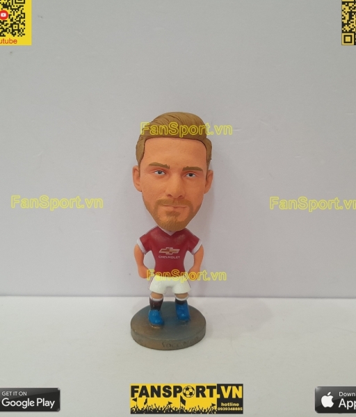 Tượng Luke Shaw 3 Manchester United 2015-2016 home red soccerwe