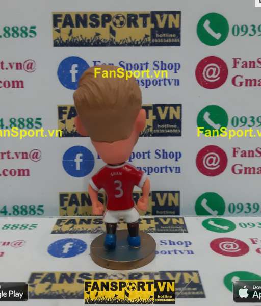 Tượng Luke Shaw 3 Manchester United 2015-2016 home red soccerwe