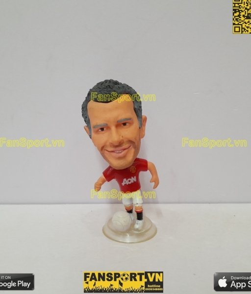 Tượng Ryan Giggs 11 Manchester united 2012 2013 home red kodoto ball