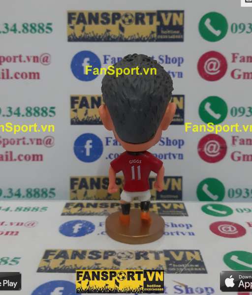 Tượng Ryan Giggs 11 Manchester United 2013-2014 home red kodoto