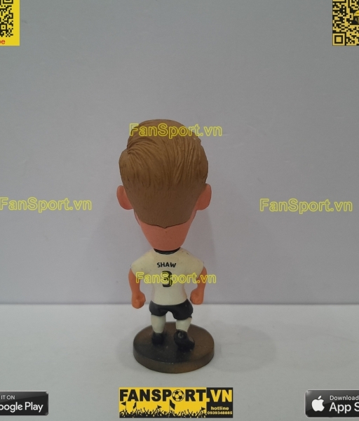 Tượng Luke Shaw 3 Manchester United 2014-2015 away soccerwe repaint