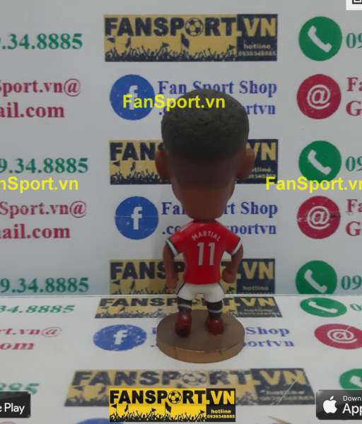 Tượng Anthony Martial 11 Manchester United 2017 2018 home red soccerwe