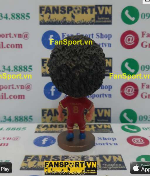 Tượng Marouane Fellaini 8 Belgium 2014-2015 home red kodoto