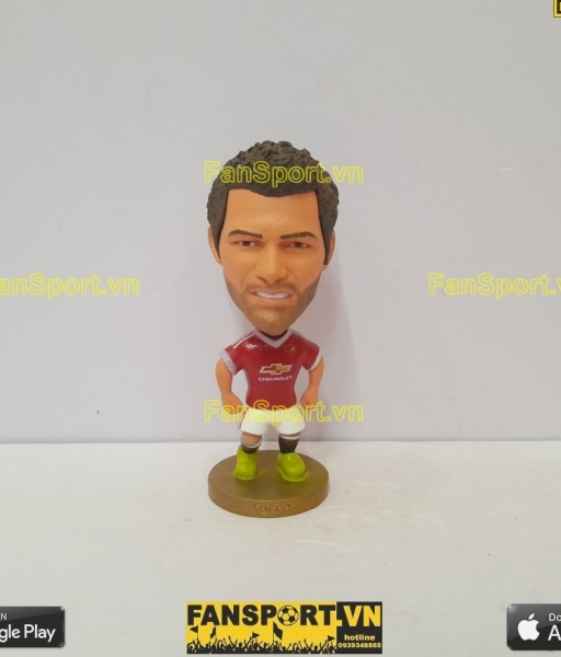 Tượng Juan Mata 8 Manchester United 2015 2016 home red soccerwe