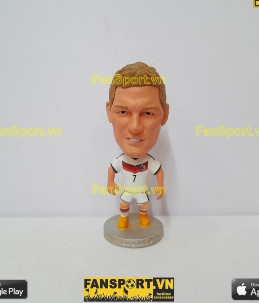 Tượng Bastian Schweinsteiger 7 Germany 2014 2015 home white kodoto đức