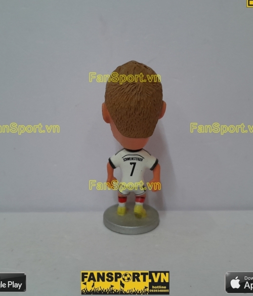 Tượng Bastian Schweinsteiger 7 Germany 2014 2015 home white kodoto đức