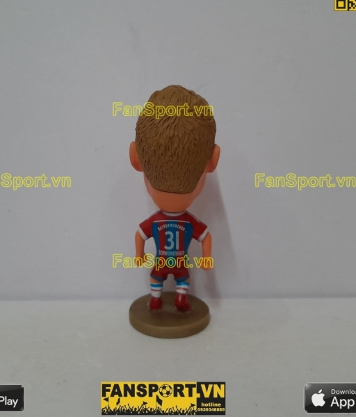 Tượng Schweinsteiger 31 Bayern Munich 2014 2015 home red blue kodoto