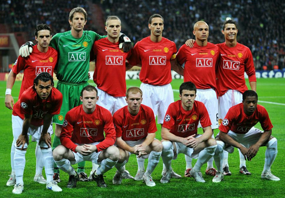Áo đấu Manchester Unied 2007 2008 2009 shirt jersey red 237924 Nike