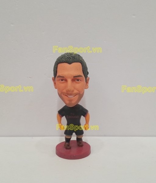 Tượng Henrikh Mkhitaryan 7 Arsenal 2017 2018 third black soccerwe