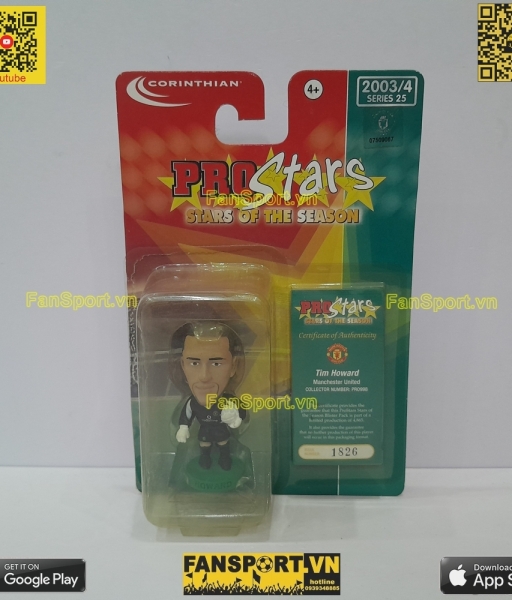 Tượng Howard 14 Manchester United 2003 2004 corinthian PRO998 prostars