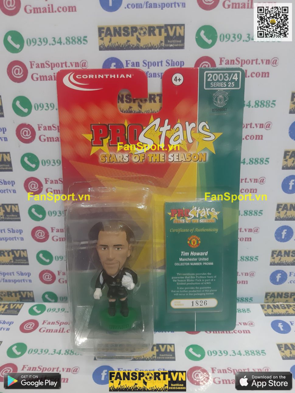 Tượng Howard 14 Manchester United 2003 2004 home goalkeeper GK PRO998