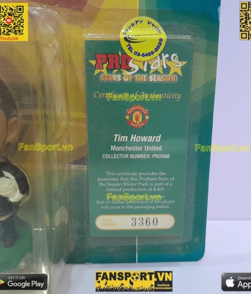 Tượng Howard 14 Manchester United 2003 2004 home goalkeeper GK PRO998