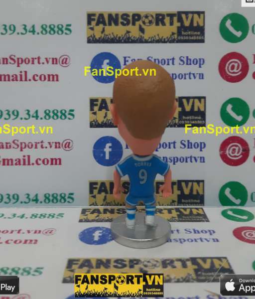 Tượng Fernando Torres 9 Chelsea 2013-2014 home blue kodoto