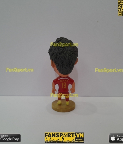 Tượng Diego Costa 19 Spain 2014 2015 home red kodoto prostars