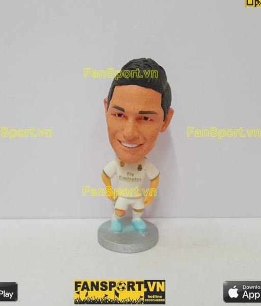 Tượng James Rodriguez 16 Real Madrid 2019-2020 home white soccerwe