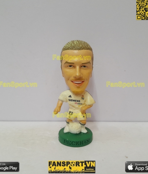Tượng Beckham 23 Real Madrid 2003 2004 home corinthian repaint PRO985