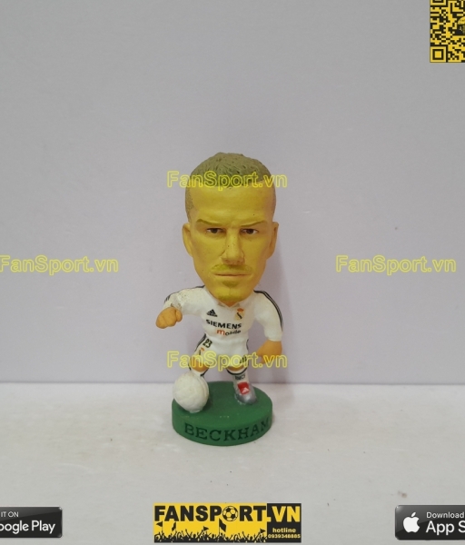Tượng Beckham 23 Real Madrid 2004 2005 home corinthian repaint PRO633