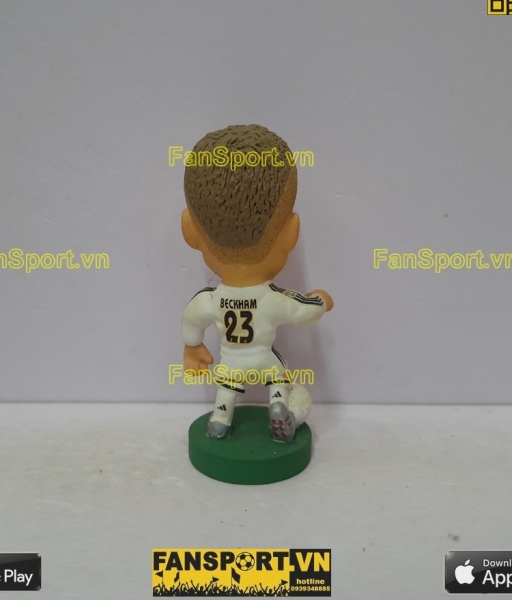 Tượng Beckham 23 Real Madrid 2004 2005 home corinthian repaint PRO633