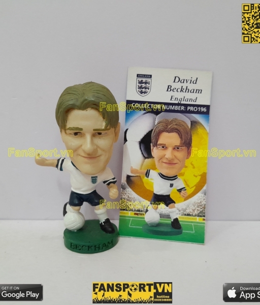 Tượng David Beckham 7 England 1999 2000 2001 home corinthian PRO196