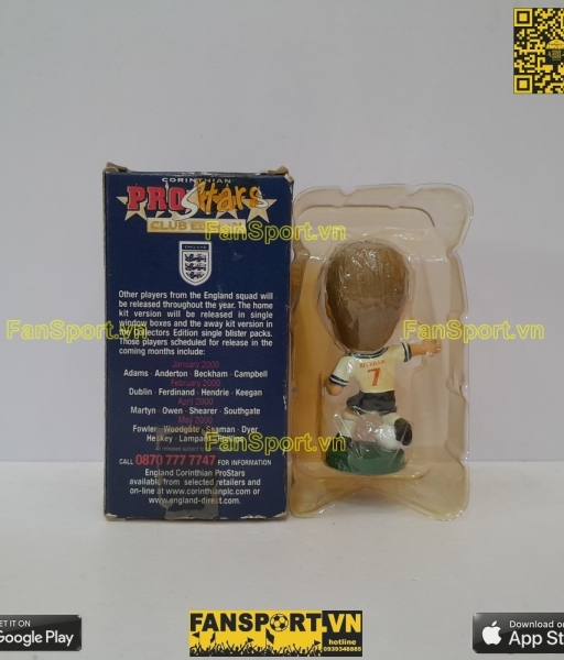 Tượng David Beckham 7 England 1999 2000 2001 home corinthian PRO282