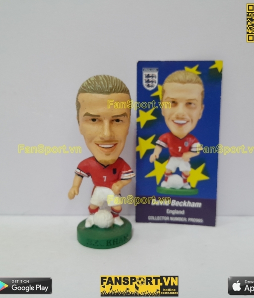 Tượng David Beckham 7 England 2002 2003 2004 away corinthian PRO985