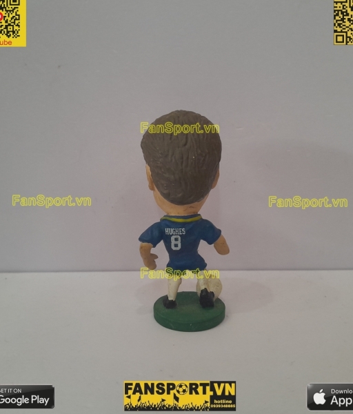 Tượng Mark Hughes 8 Chelsea 1995 1996 1997 home blue corinthian PL61