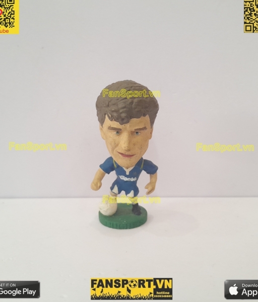 Tượng Mark Hughes 8 Chelsea 1995 1996 1997 home blue corinthian PL61