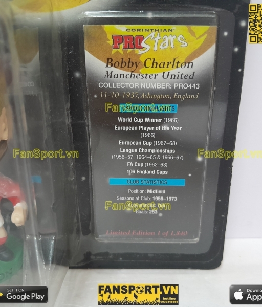 Tượng Charlton 9 Manchester United 1961 1971 home corinthian PRO443