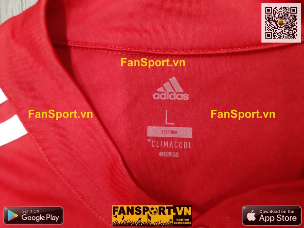 Áo đấu Manchester United 2017-2018 home shirt jersey red BS1214 Adidas