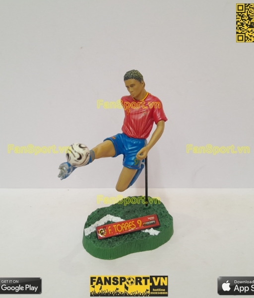 Tượng Fernando Torres 9 Spain 2005 2006 2007 home FT Champs 7cm
