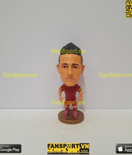 Tượng cầu thủ Adnan Januzaj 20 Belgium 2014 2015 home red kodoto bỉ