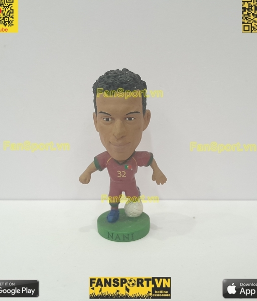 Tượng Luis Nani 32 Portugal 2006 2007 2008 home red corinthian PRO1741