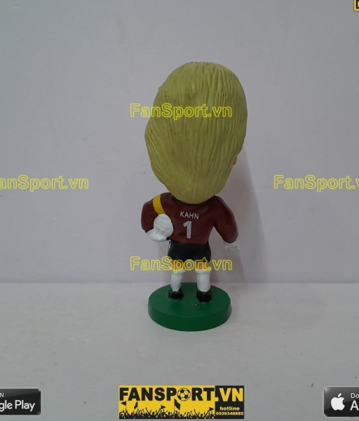 Tượng Oliver Kahn 1 Germany Đức 2002 2003 away red corinthian PRO818