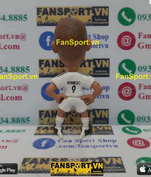 Tượng Ronaldo 9 Real Madrid 2005-2006 home Super Soccer Star Idols