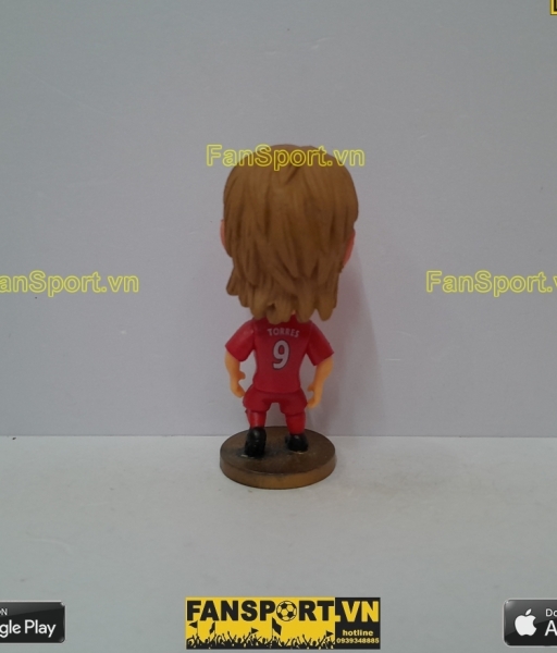 Tượng Fernando Torres 9 Liverpool 2008 2009 2010 home red soccerwe