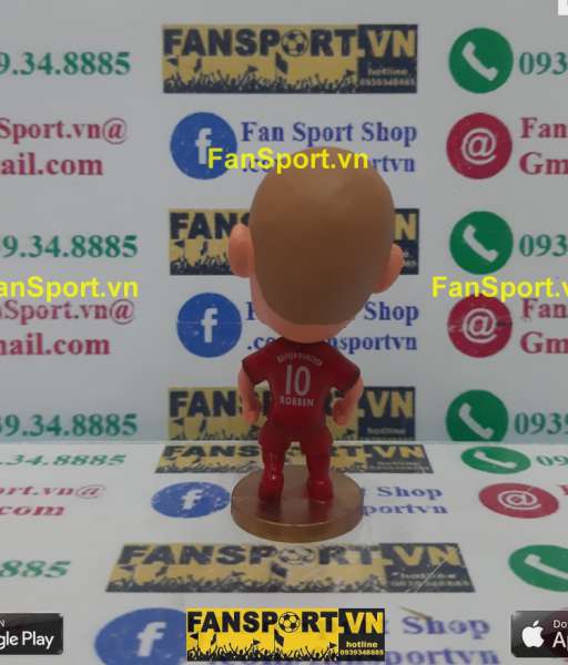 Tượng Arjen Robben 10 Bayern Munich 2015 2016 home red soccerwe