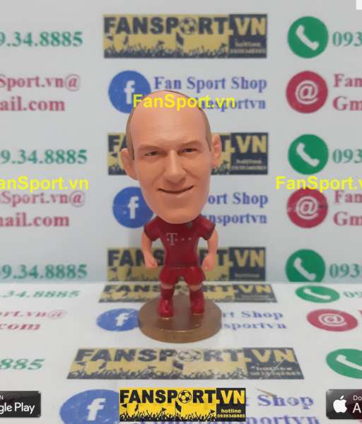 Tượng Arjen Robben 10 Bayern Munich 2015 2016 home red soccerwe