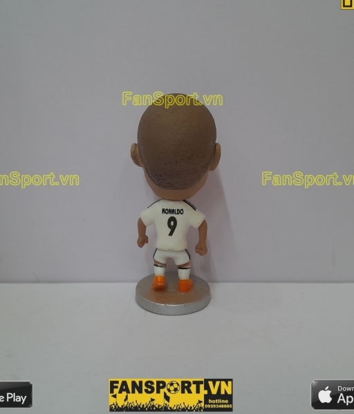 Tượng Ronaldo 9 Real Madrid 2004-2005 home white kodoto