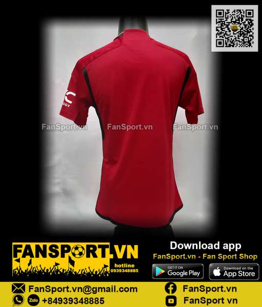 Áo đấu Manchester United 2023-2024 home red shirt jersey IP1726 Adidas
