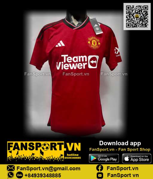 Áo đấu Manchester United 2023-2024 home red shirt jersey IP1726 Adidas