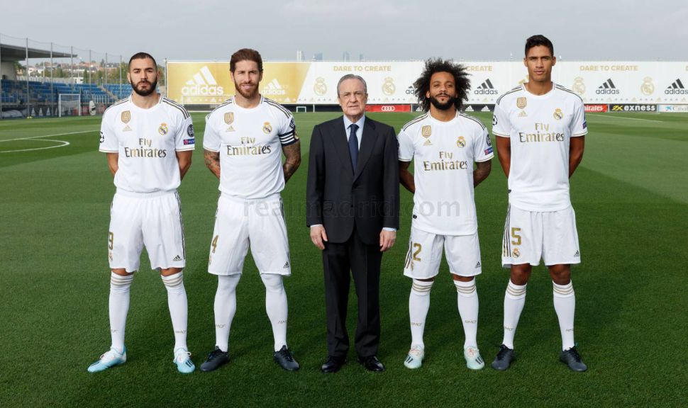 Quần thi đấu Real Madrid 2019-2020 home white shorts DW4440 Adidas