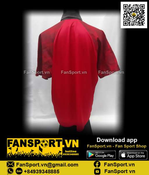 Áo đấu Manchester United 1996-1997-1998 home shirt jersey red