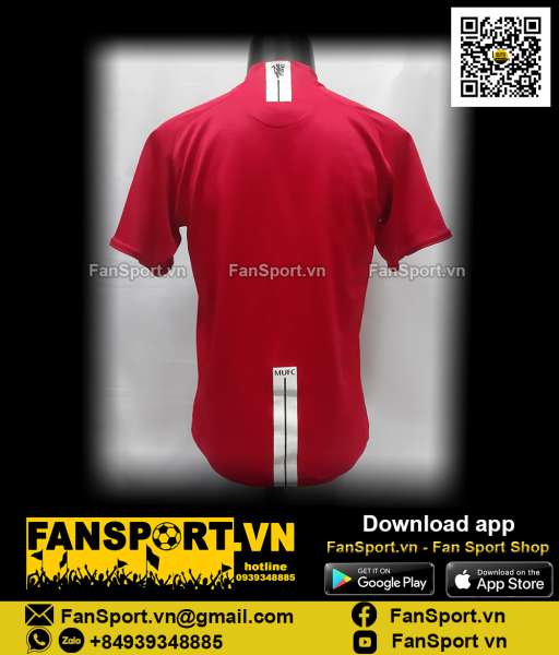 Áo đấu Manchester United 2007-2008-2009 home shirt jersey red 237924