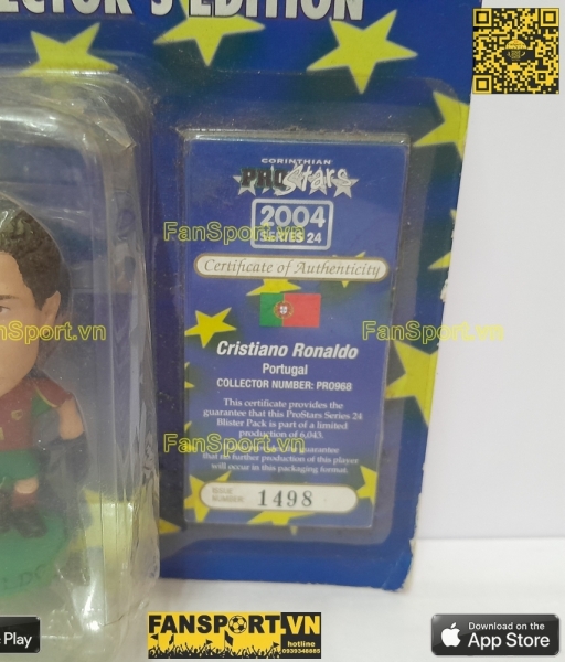 Tượng Ronaldo 11 Portugal 2002 2003 2004 home PRO968 corinthian 1498
